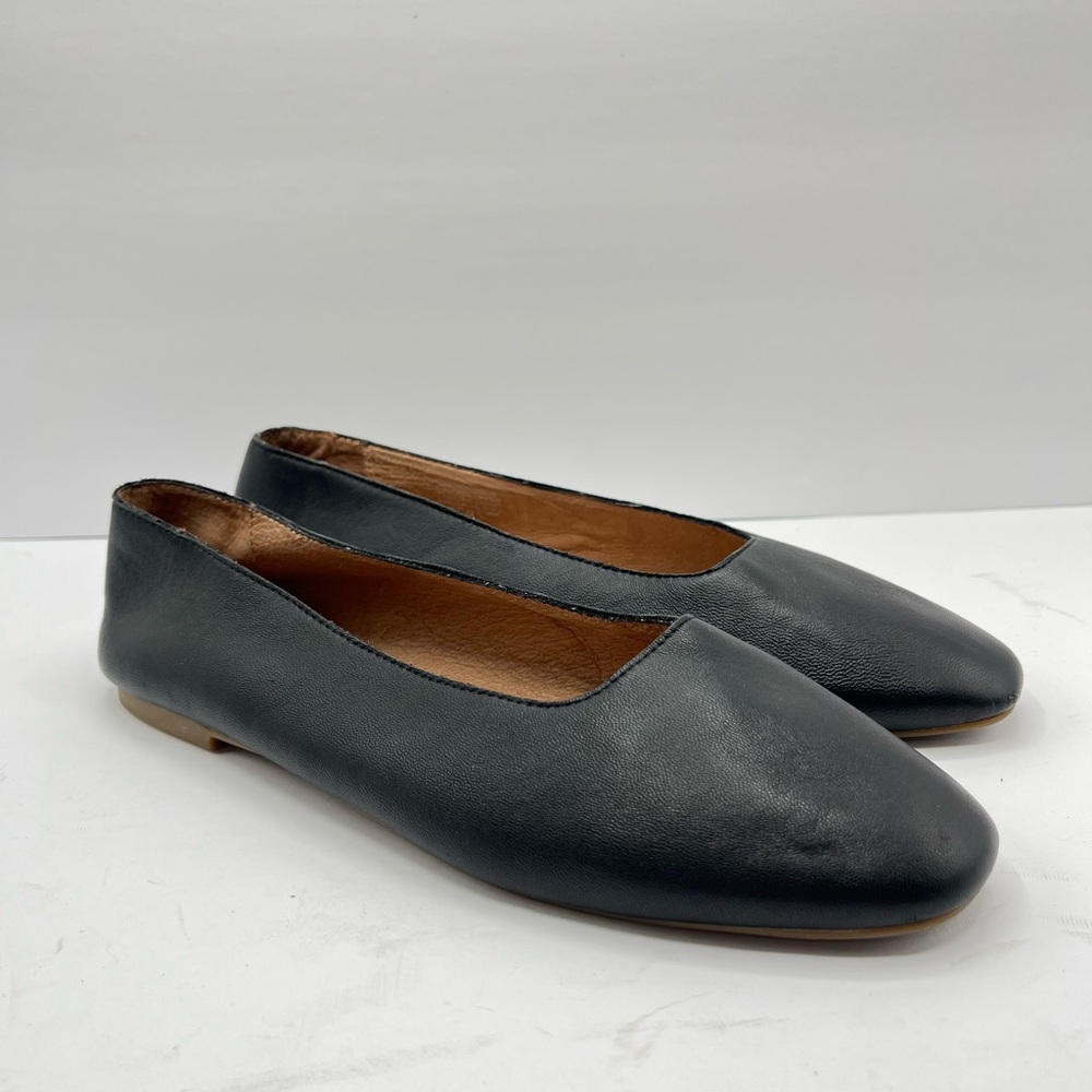Madewell Women’s Size 10 “The Cory” Black Ballet Flats Casual Work